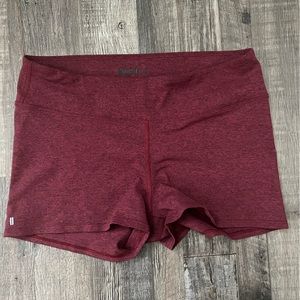 Maroon women’s No Bull training Booty shorts CrossFit size medium